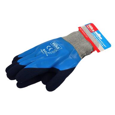 Hilka Water Resistant Latex Gloves Size Medium * Pack of 12 Pairs *