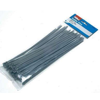 Hilka Cable Ties Grey 4.8 x 250mm Bag of 50