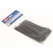 Hilka Cable Ties Black 3.6 x 150mm Bag of 100