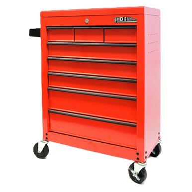 Hilka Heavy Duty 8 Drawer Trolley with Lid Storage