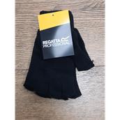 HNH Knitted Fingerless Winter Gloves Black 1 Pair
