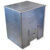 HNH5CWT - Galvanised Coal Bunker (H) 900mm (W) 700mm (D) 700mm