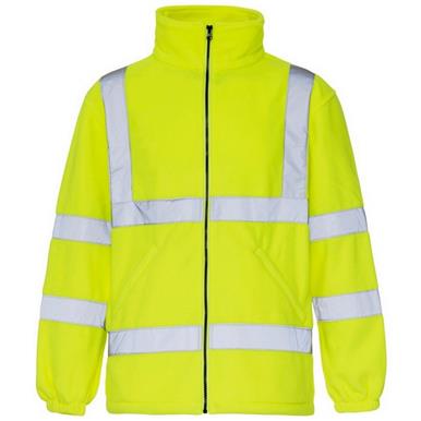 HNH Hi-Viz Yellow Fleece Jacket XXXL