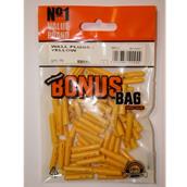 HNHBB01C - Bonus Bag BB01C Wall Plugs Yellow Pack of 60