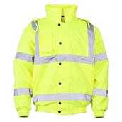 HNH Yellow Hi-Viz Bomber Jacket Small