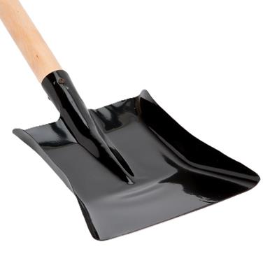 HNH Black Coal Shovel 7&quot; Wood Handle