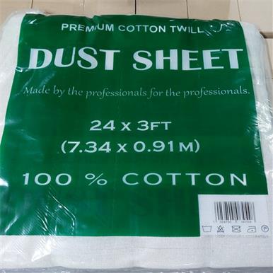 HNH Dust Sheet Cotton Twill 24&#39; x 3&#39; Staircase (7.2m x 0.9m)