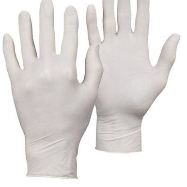 HNH Clear Latex Gloves Extra Large Powder Free Box of 100