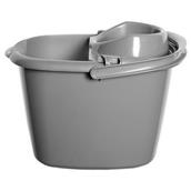 HNH Plastic Mop Bucket Silver