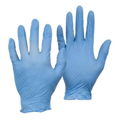 HNH Powder Free Blue Nitrile Gloves Extra Large Box of 100