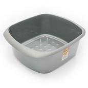 HNH Washing Up Bowl Rectangular Silver 11L