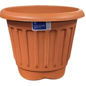 HNH Round Garden Planter Terracotta 30cm