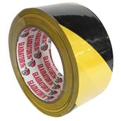 Hazard Tape Black and Yellow Self Adhesive 50mm x 33m