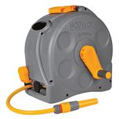 Hozelock 2415 2 in 1 Compact Reel with 25m Hose and Fittings