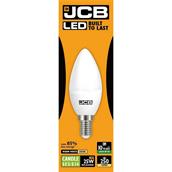 JCB S10977 LED Candle Opal SES E14 3W (25W) Warm White 250LM Box of 12