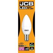 JCB S10980 LED Candle Opal SBC B15 6W (40W) Warm White 470LM Box of 12