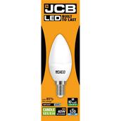 JCB S10982 LED Candle Opal SES E14 6W (40W) Day Light 520LM Box of 12