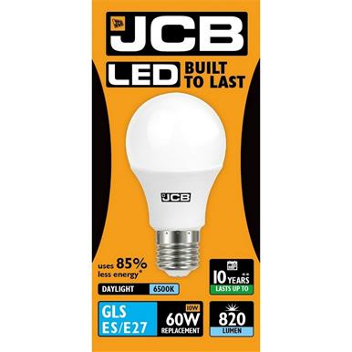 JCB S10990 LED GLS Opal ES E27 10W (60W) Day Light 806LM Box-12