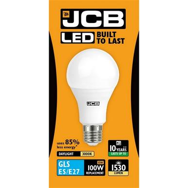 JCB S10994 LED GLS Opal ES E27 15W (100W) Warm White 1520LM Box of 12
