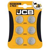 JCB S4901 Lithium Coin Cell Batteries CR2016/2025/2032 Card of 6