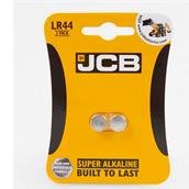 JCB S5344 Super Alkaline Cell Batteries LR44 (AG13) Card of 2