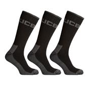 JCB (JCBX108) Heavy Duty Work Socks 3 Pairs Size 6-11 Black