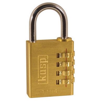 Kasp K110 Brass Combi Padlock 40mm
