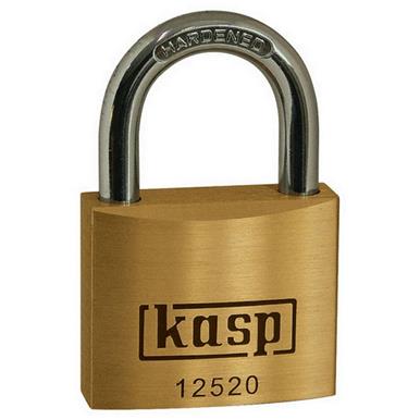 Kasp K12520A1 Premium Brass Padlock 20mm To Pass - Key Number 25201 * Clearance *