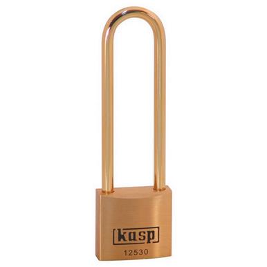 Kasp K125 Premium Brass Padlock Long Shackle 30 x 70mm * Clearance *