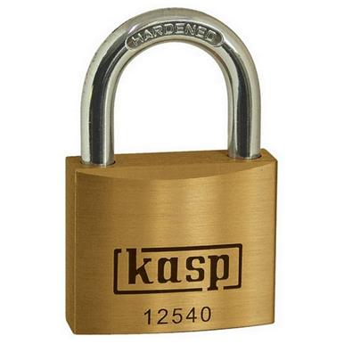 Kasp K12540A1 Premium Brass Padlock 40mm. To Pass Key No.25401 * Clearance *