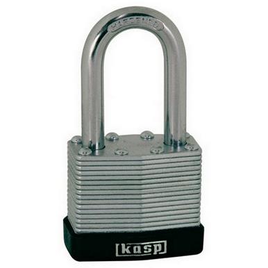 Kasp K130 Laminated Padlock 40 x 40mm Long Shackle * Clearance *