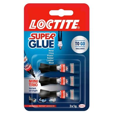 Loctite Mini Trio Super Glue 3 x 1g