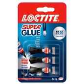 Loctite Mini Trio Super Glue 3 x 1g