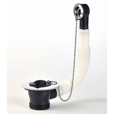 Make PRO100 Stainless Steel Bath Waste & Overflow 1 1/2&quot;