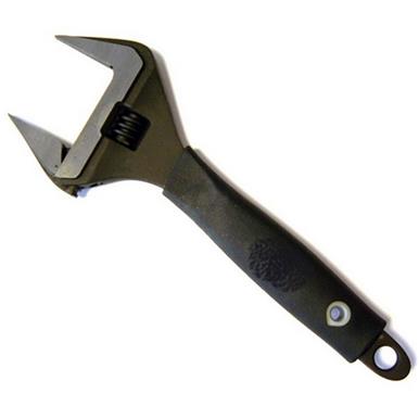 Monument 3143Z Wide Jaw Adjustable Wrench 10&quot;