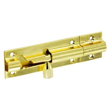 Securit B1524 Brass Door Bolt 75mm (1&quot; Wide) Box of 10