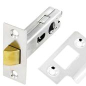 Securit B1932 Mortice Latch 75mm (3&quot;) Nickel Plated Box of 10
