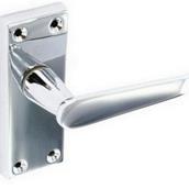 Securit B2706 Chrome Flat Latch Handle 115mm