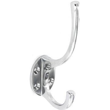 Securit B2980 Hat & Coat Hook Chrome 125mm Box of 10