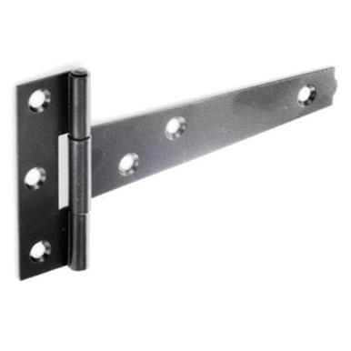 Securit B4522 121A Light Tee Hinges 6&quot; Black Box of 10 Pairs