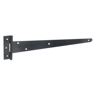Securit B4524 121A Light Tee Hinges 10&quot; Black Box of 10 pairs