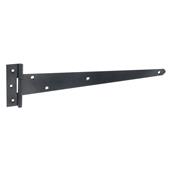 Securit B4524 121A Light Tee Hinges 10&quot; Black Box of 10 pairs
