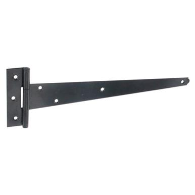 Securit B4525 121A Light Tee Hinges 12&quot; Black Box of 10 Pairs