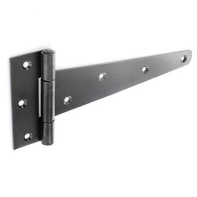 Securit B4564 Tee Hinges 10&quot; Black Box of 5 Pairs