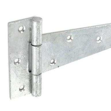 Securit B4592 119 Tee Hinges 8&quot; Galvanised Scotch Weight Box of 5 Pairs