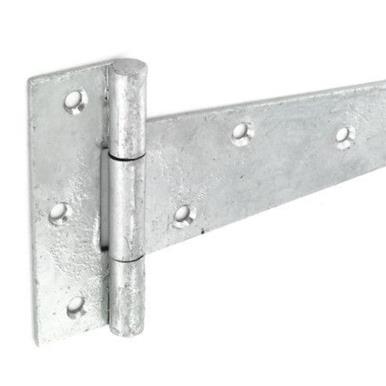 Securit B4594 119 Tee Hinges 12&quot; Galvanised Scotch Weight Box of 5 Pairs