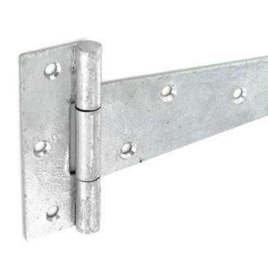 Securit B4595 119 Tee Hinges 14&quot; Galvanised Scotch Weight Box of 5 Pairs