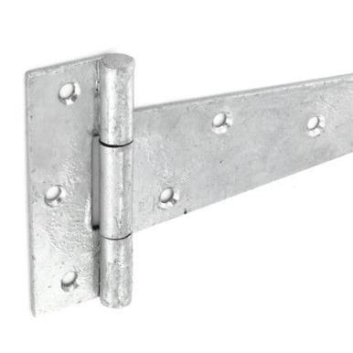 Securit B4596 119 Tee Hinges 16&quot; Galvanised Scotch Weight Box of 5 Pairs