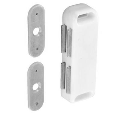 Securit B5435 Twin Magnetic Catch White 65mm Box of 50