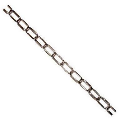 Securit B5622 Oval Link Chain 5/8&quot; 2.2mm x 10m Chrome Plated
